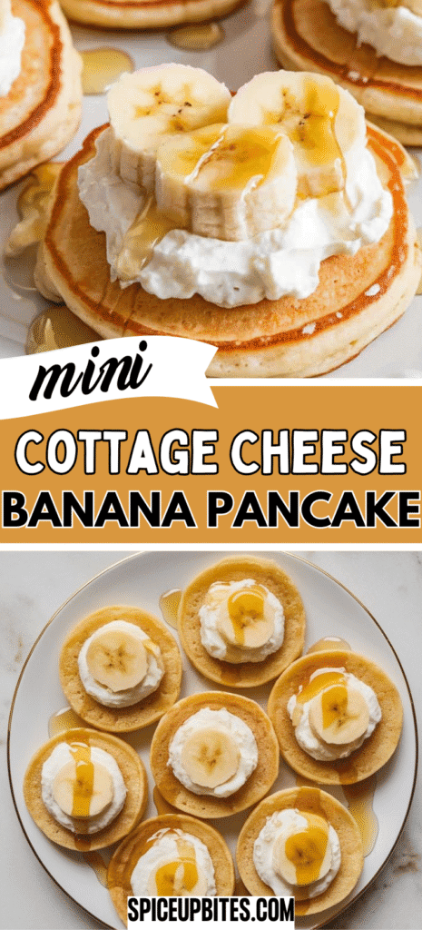 Cottage Cheese Banana Pancake