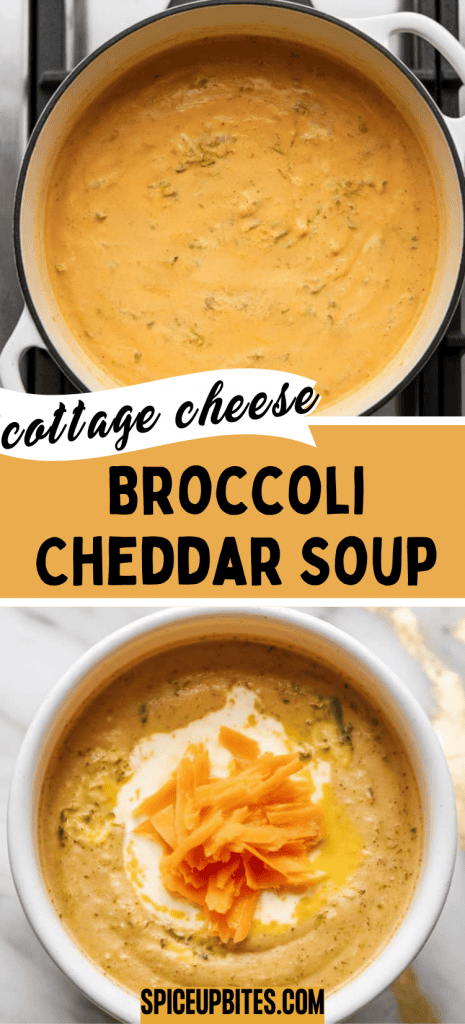 Cottage Cheese Broccoli Cheddar Soup