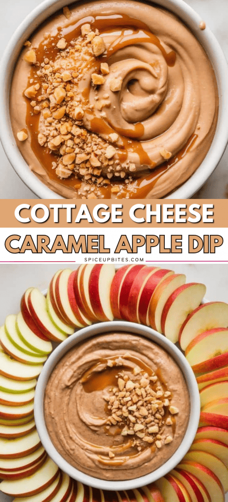 Cottage Cheese Caramel Apple Dip