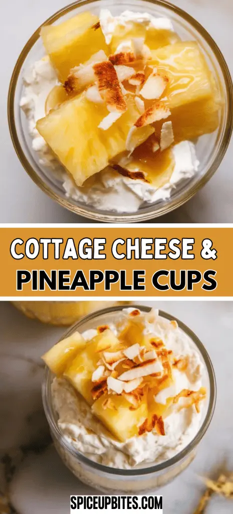 Cottage Cheese & Pineapple Cups