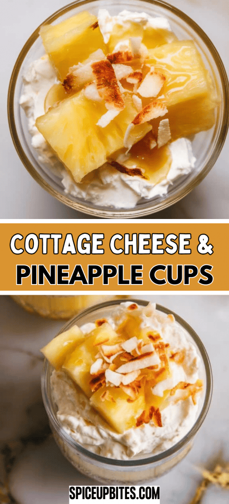 Cottage Cheese & Pineapple Cups