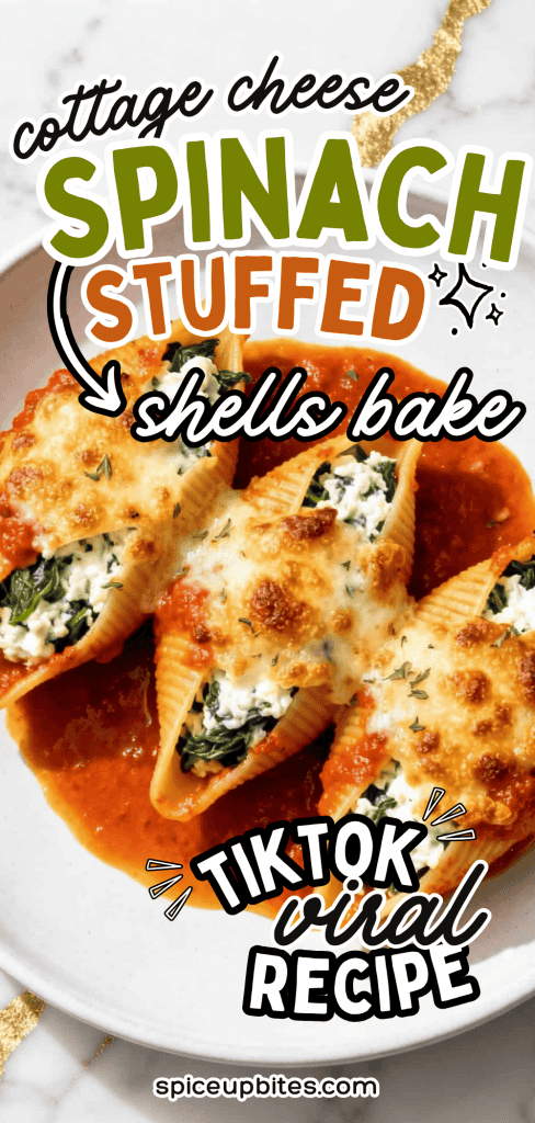 Cottage Cheese and Spinach Stuffed Shells Bake 6
