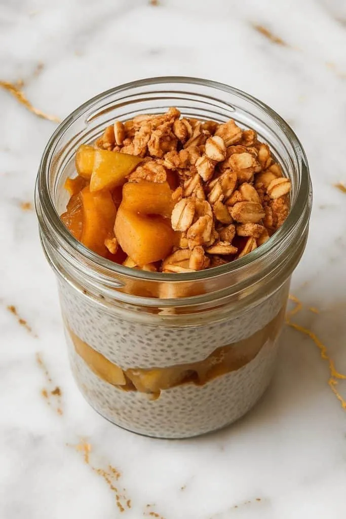 Apple Crumble Chia Pudding