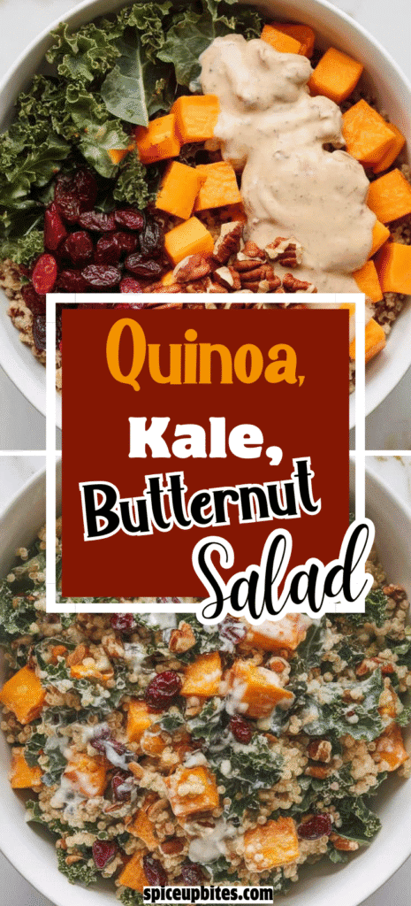 Quinoa, Kale, and Butternut Squash Salad