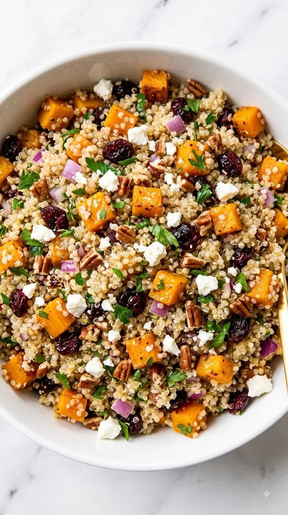 Butternut Squash Cranberry Quinoa Salad