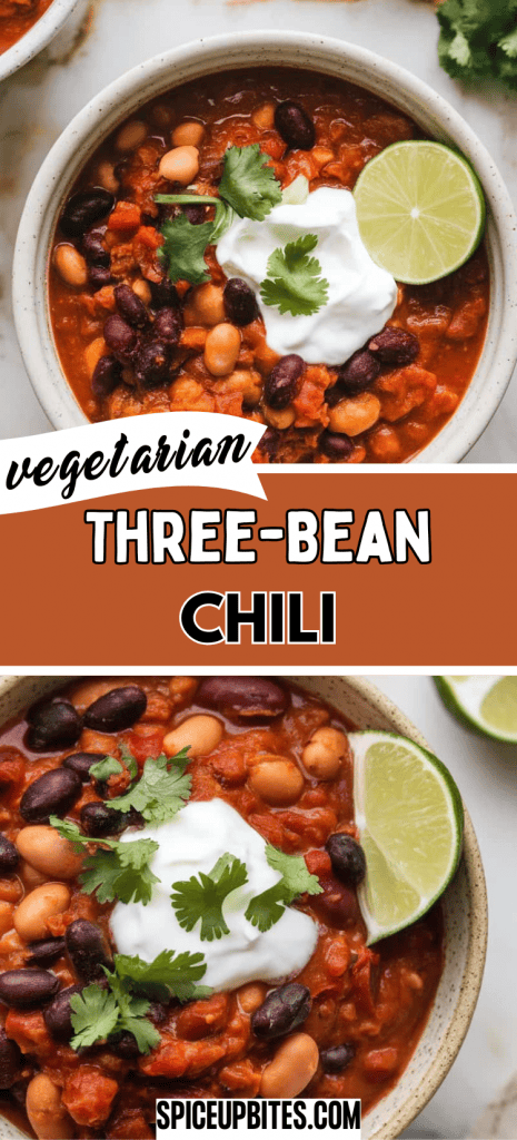 Vegetarian Three-Bean Chili