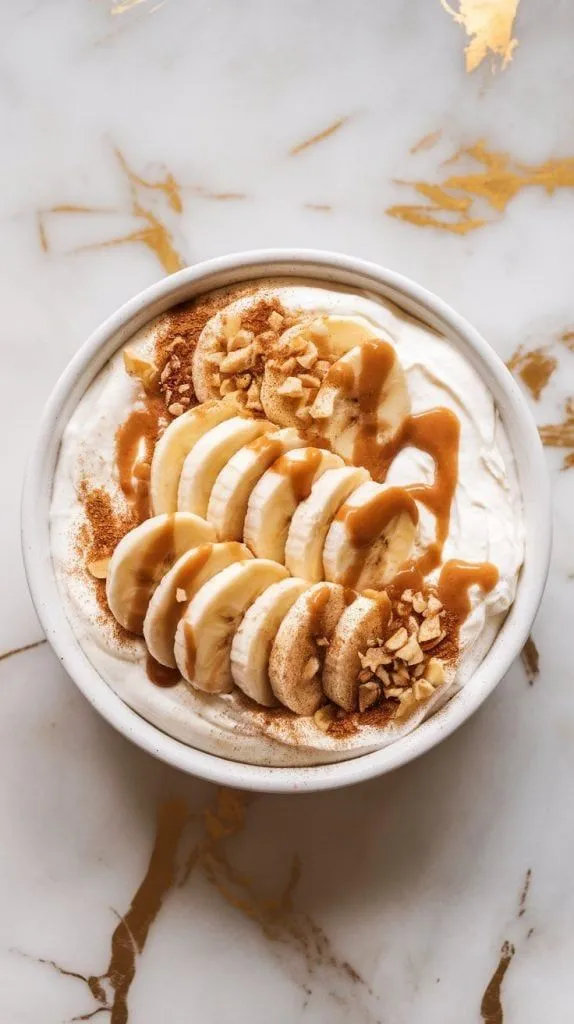 Whipped Cottage Cheese with Almond Butter and Banana