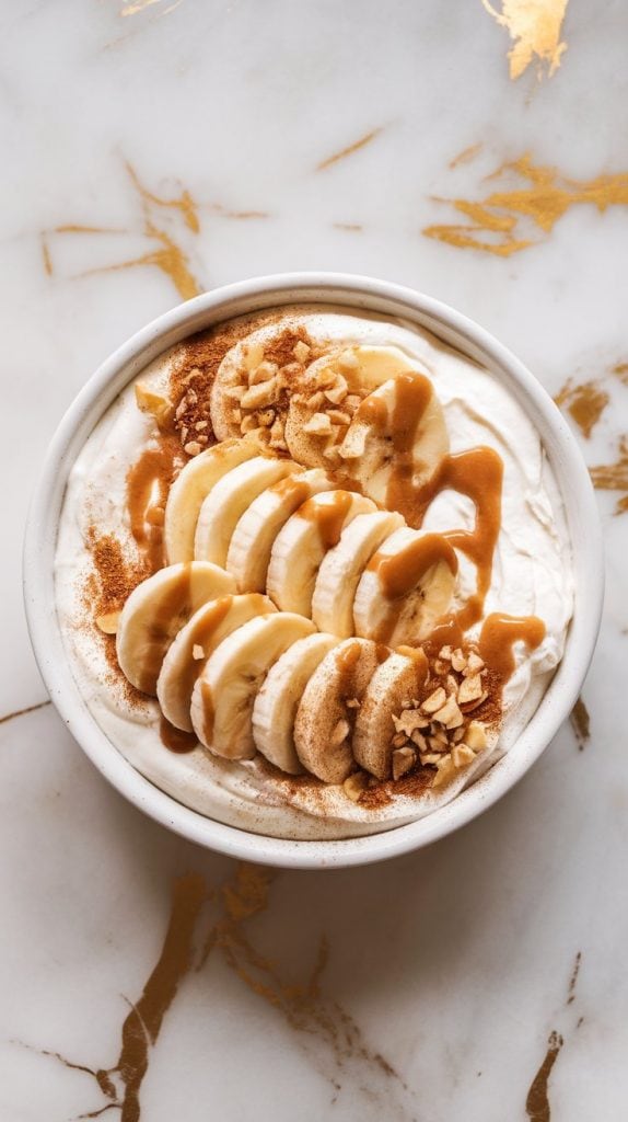Whipped Cottage Cheese with Almond Butter and Banana