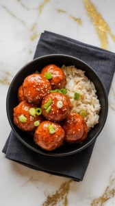 Crockpot Korean Gochujang Meatballs