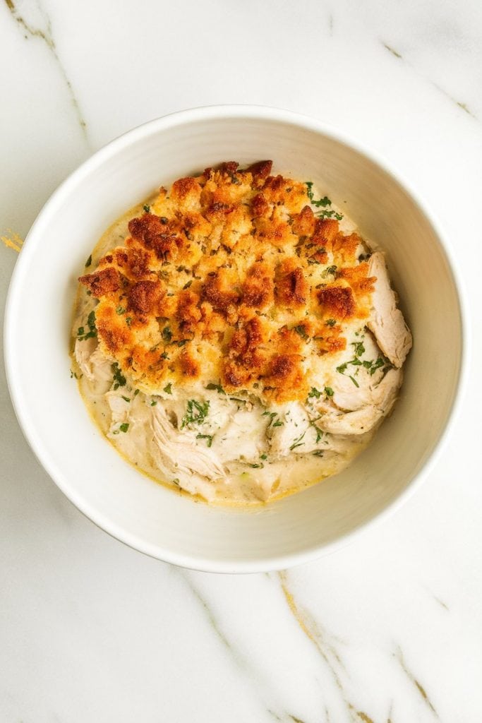 Easy Chicken & Stuffing Casserole