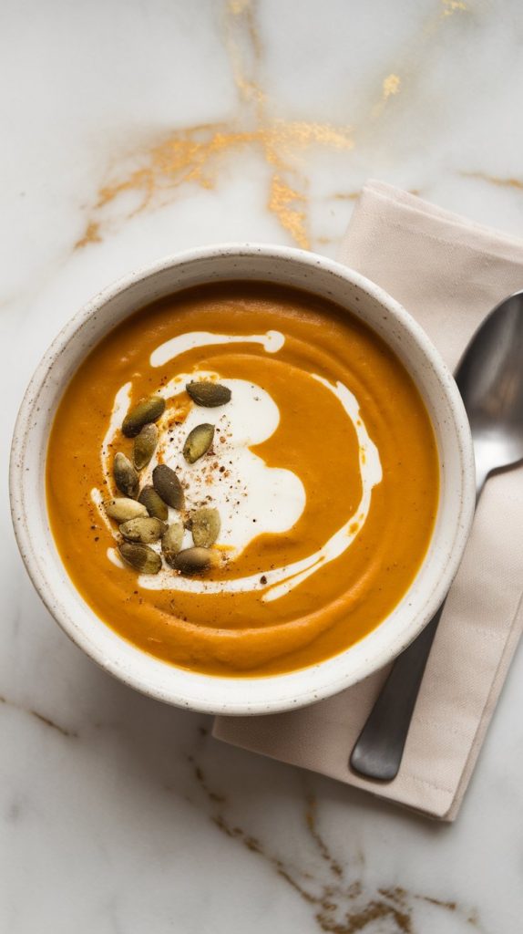 Cottage Cheese Pumpkin Soup