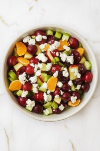 Colorful No Lettuce Christmas Salad