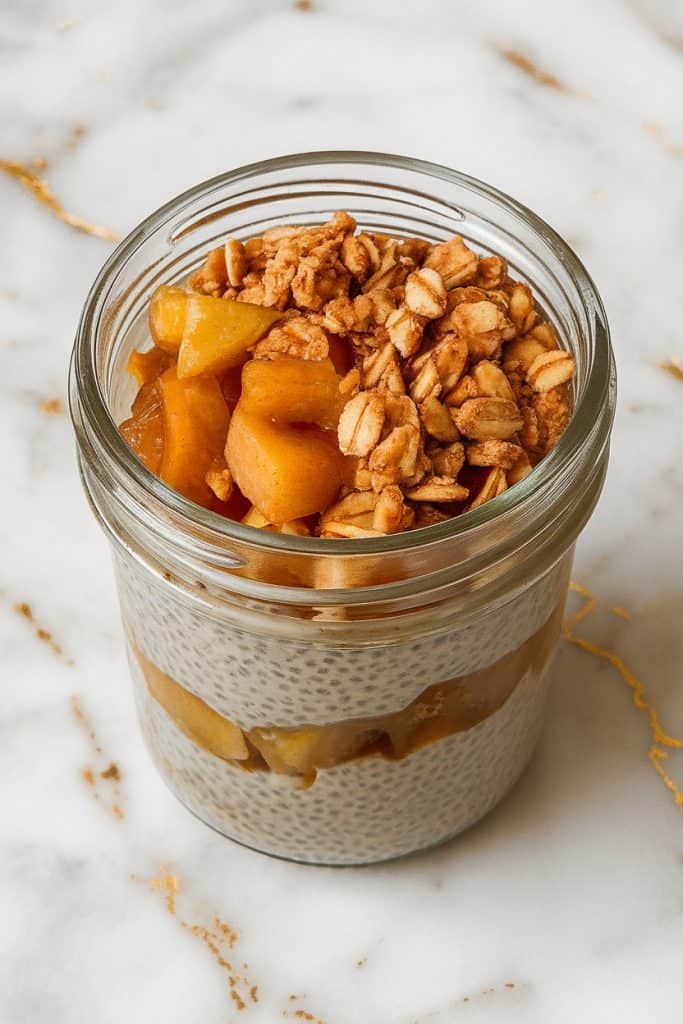 Apple Crumble Chia Pudding