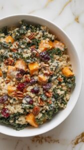 Quinoa, Kale, and Butternut Squash Salad