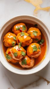 Crockpot Mango Habanero Meatballs
