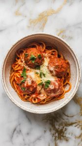 Crockpot Spaghetti and Meatballs