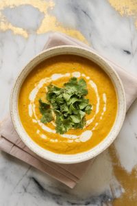 Cottage Cheese Cauliflower Curry Soup