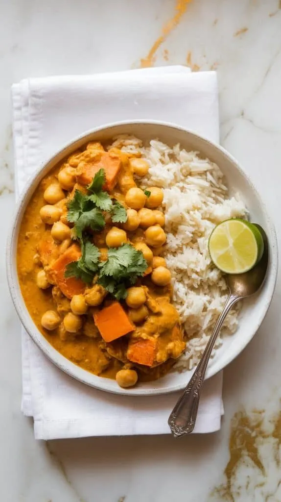 Sweet Potato and Chickpea Curry