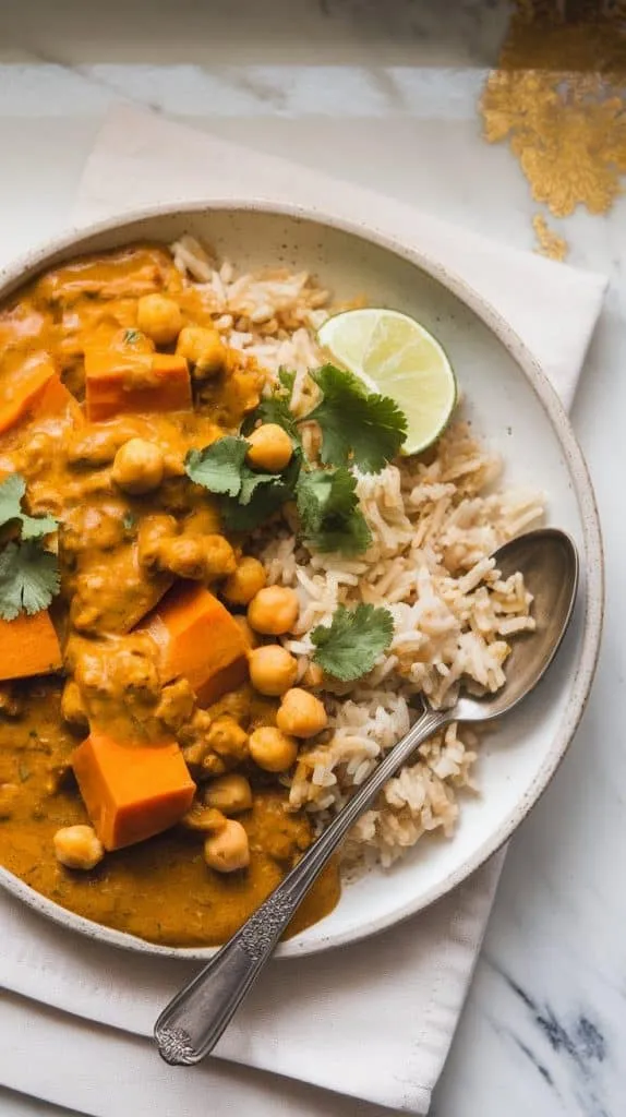 Sweet Potato and Chickpea Curry