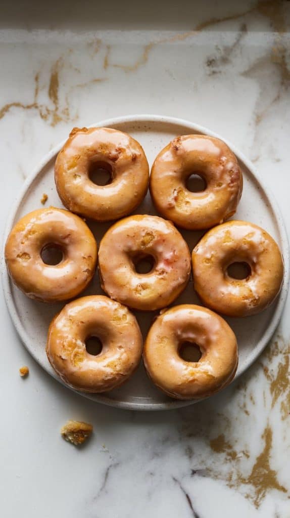 Baked Apple Donuts with Glaze