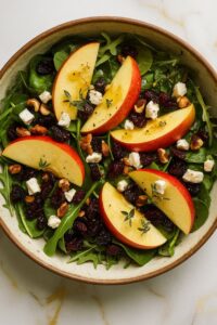 Autumn Harvest Honeycrisp Apple and Feta Salad
