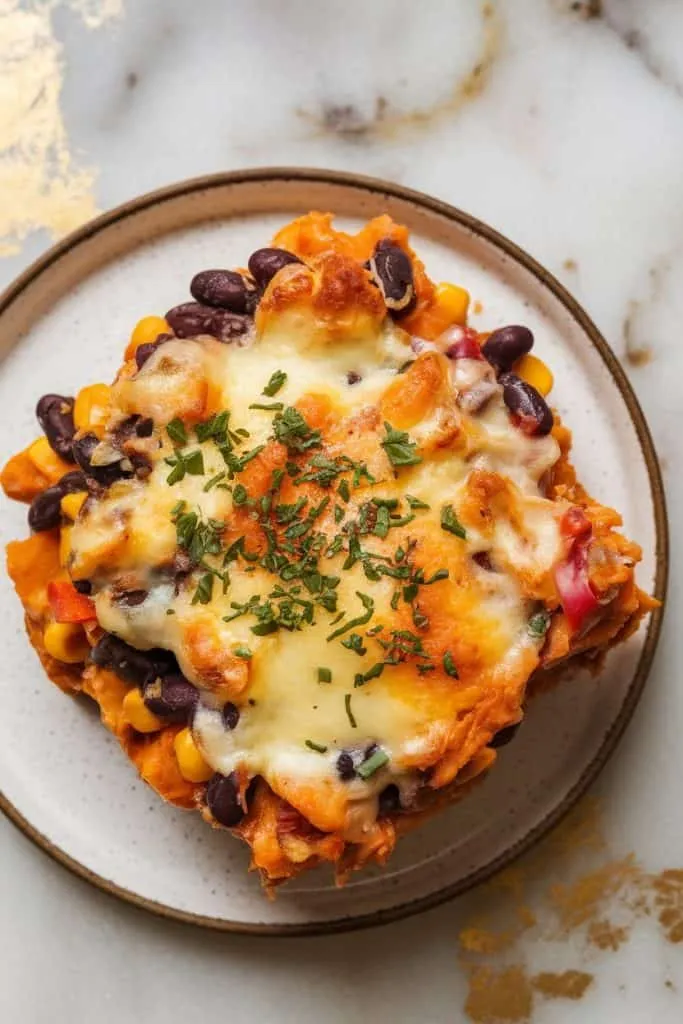 Sweet Potato and Black Bean Casserole