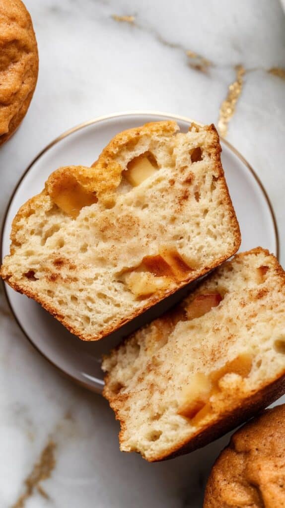 Apple Cinnamon Cottage Cheese Muffins