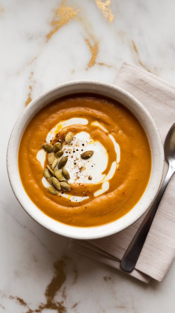 Cottage Cheese Pumpkin Soup
