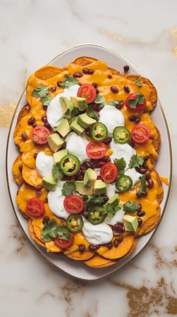 Loaded Sweet Potato Nachos