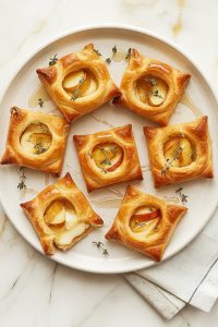 Apple and Brie Puff Pastry Bites