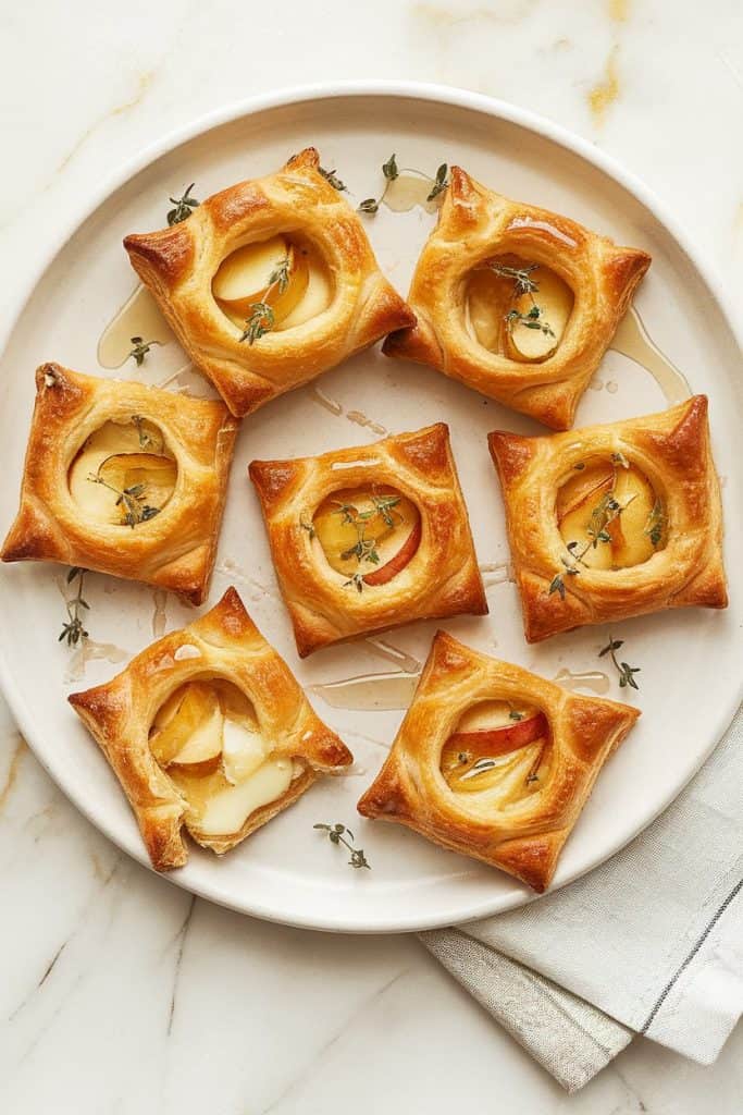 Apple and Brie Puff Pastry Bites