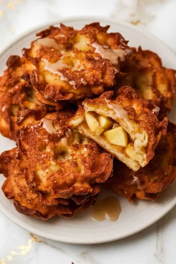 Air Fryer Apple Fritters