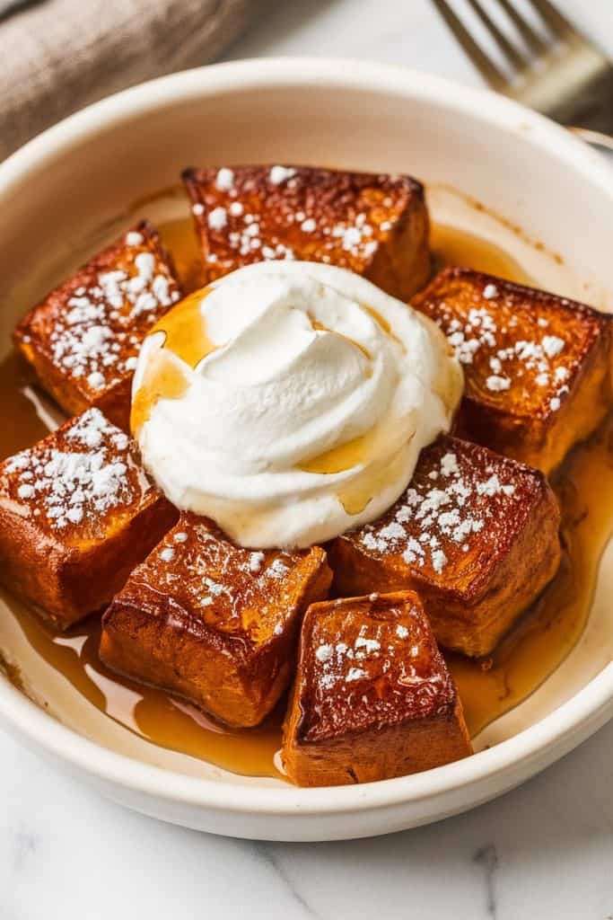 Pumpkin French Toast Bake
