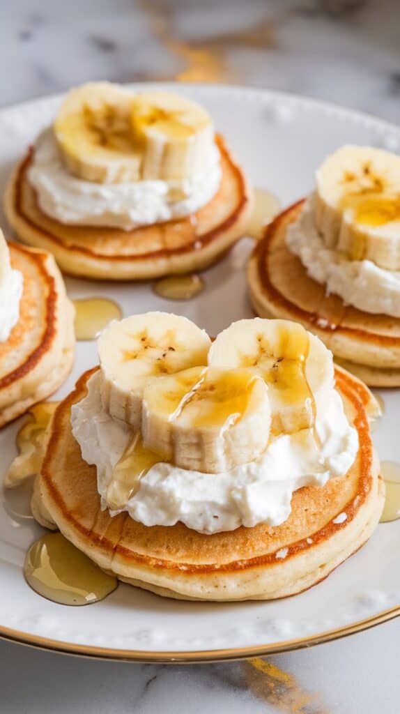 Cottage Cheese Banana Pancake