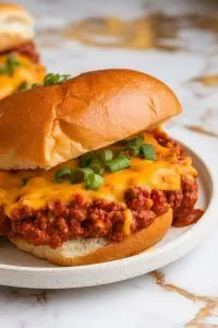 Chili Cheese Sloppy Joes