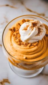 Pumpkin Cottage Cheese Mousse