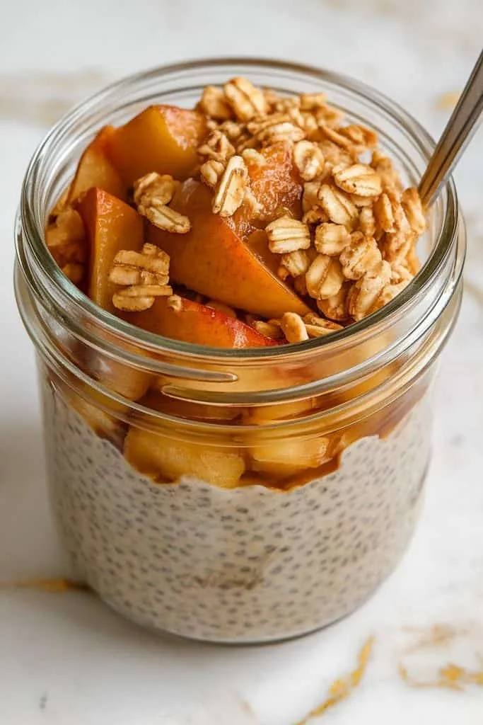 Apple Crumble Chia Pudding