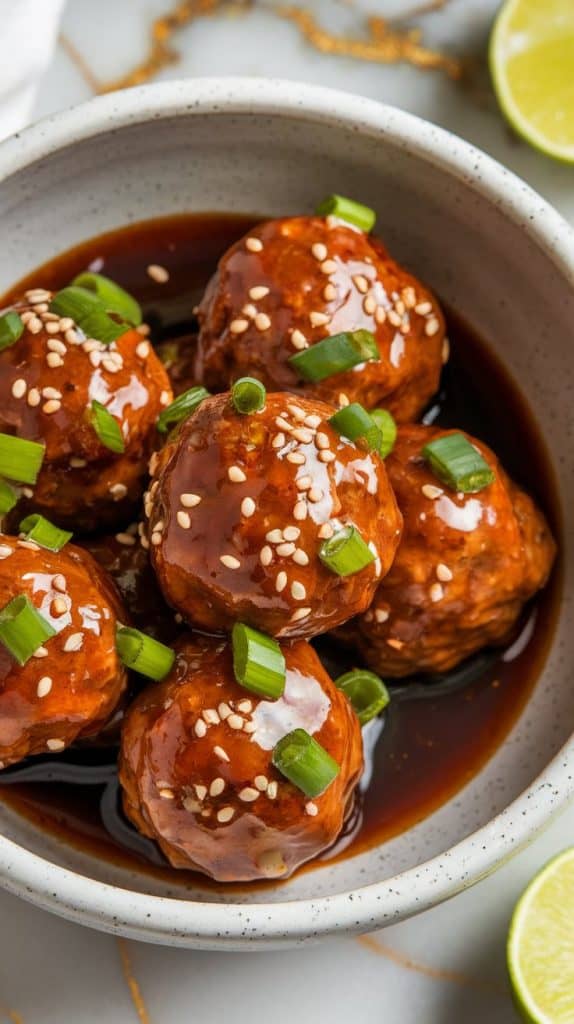 Crockpot Asian Meatballs