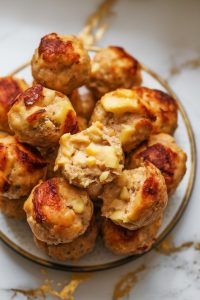 Cheddar Apple Sausage Balls