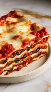 Spinach and Cottage Cheese Lasagna Bake