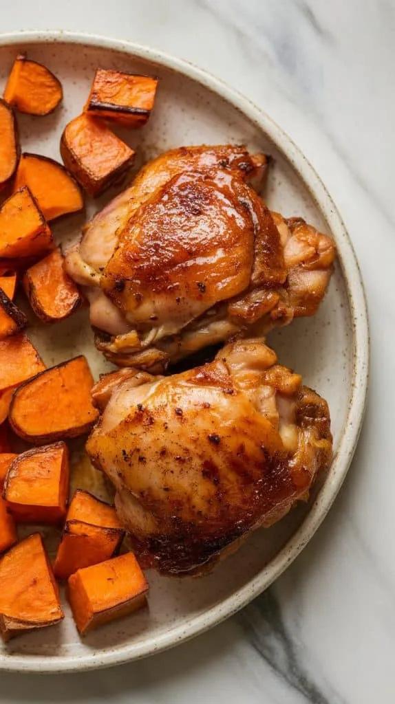 Maple-Glazed Chicken with Sweet Potatoes