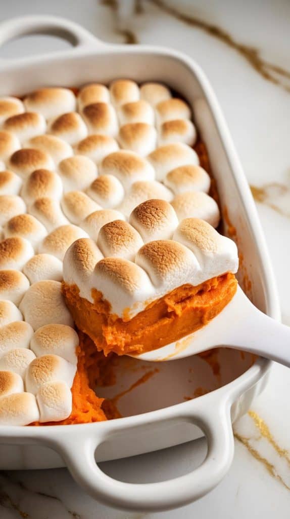 Sweet Potato Casserole with Marshmallows