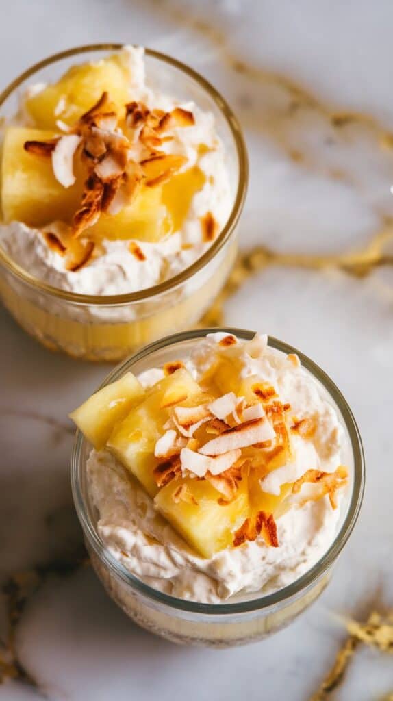 Cottage Cheese & Pineapple Cups