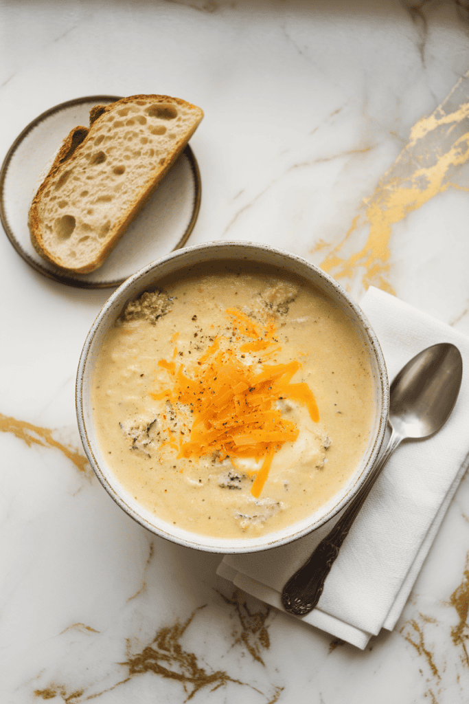Cottage Cheese Broccoli Cheddar Soup