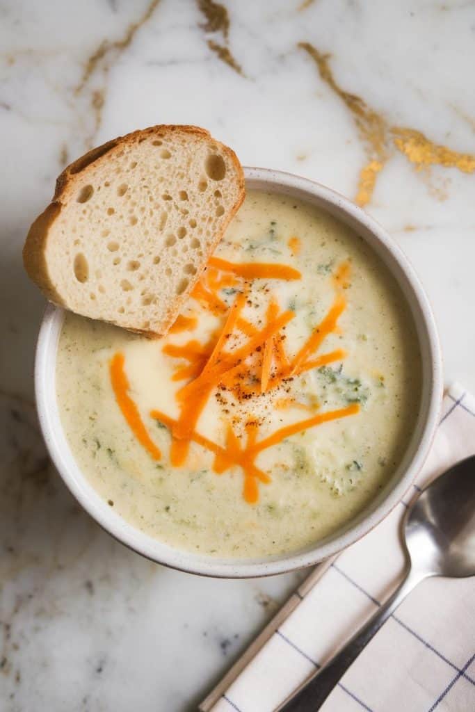 Cottage Cheese Broccoli Cheddar Soup