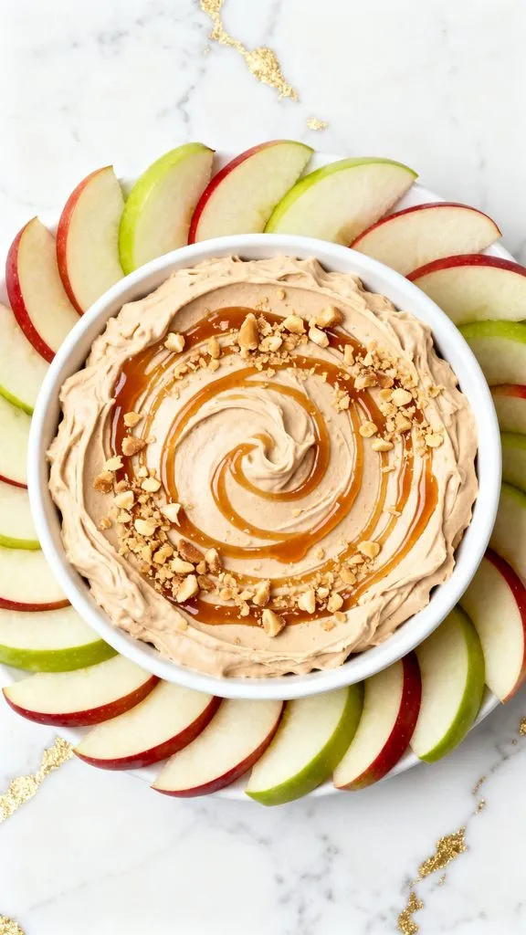 Cottage Cheese Caramel Apple Dip