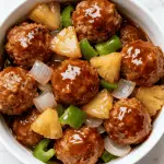 Crockpot Hawaiian Meatballs