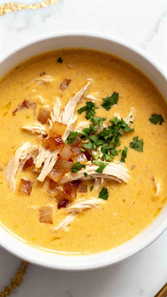 Creamy Keto Chicken Cream Cheese Soup