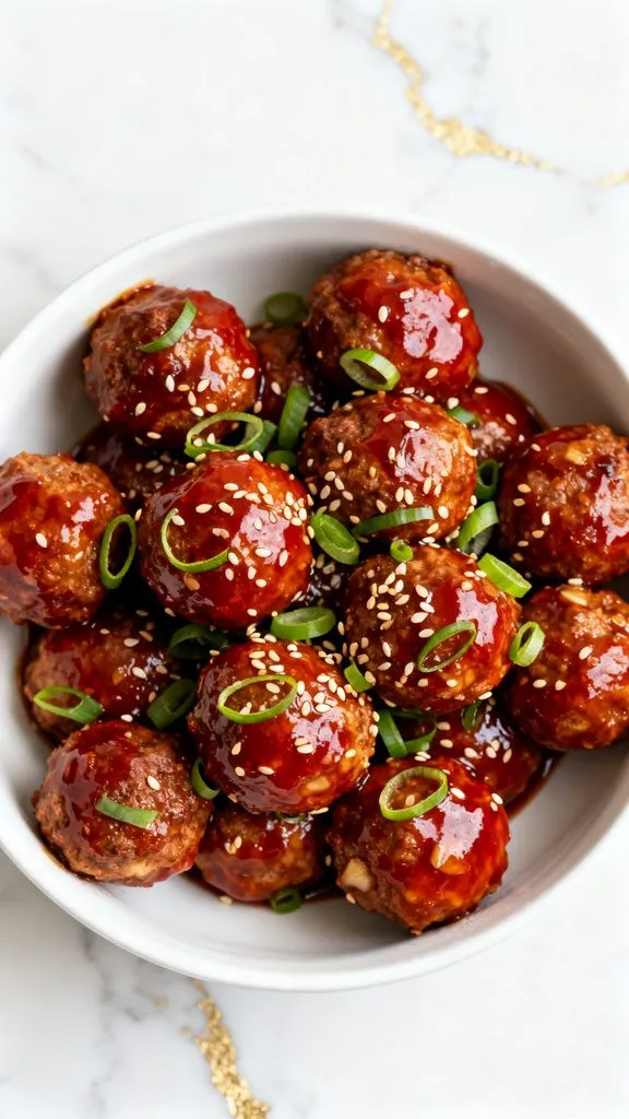 Slow Cooker Honey Garlic Meatballs