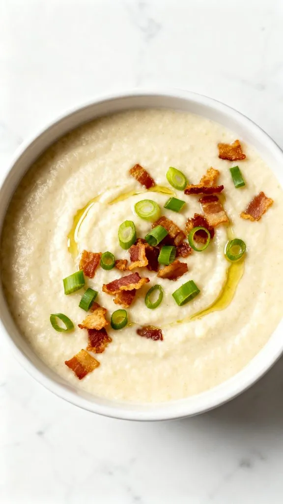Cottage Cheese Cauliflower Soup